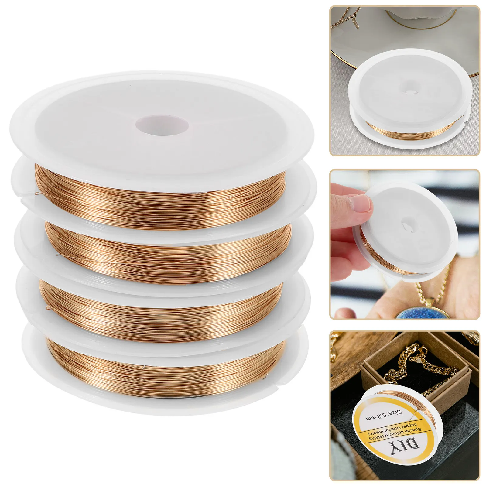 4Pcs Copper Wire Jewelry Making Soft Shaping Wire Beading Wrapping Braided Crafting Supplies Bracelet Making Supplies
4Pcs Copper Wire Jewelry Making Soft Shaping Wire Beading Wrapping Braided Crafting Supplies Bracelet Making Supplies