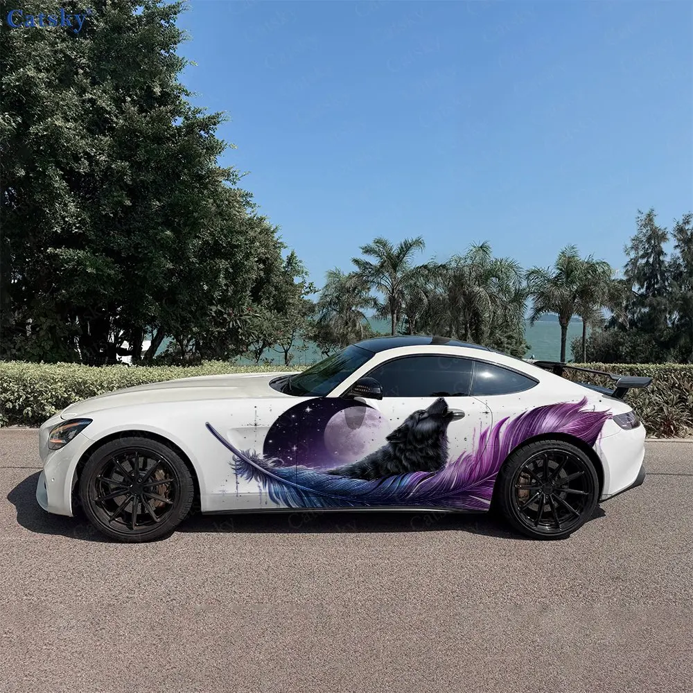 2pcs Star Feather Wolf Spirit, Durable, Fade-resistant, Enhance Vehicle Aesthetics With Bold Artistic Design Car Vinyl Wraps
2pcs Star Feather Wolf Spirit, Durable, Fade-resistant, Enhance Vehicle Aesthetics With Bold Artistic Design Car Vinyl Wraps