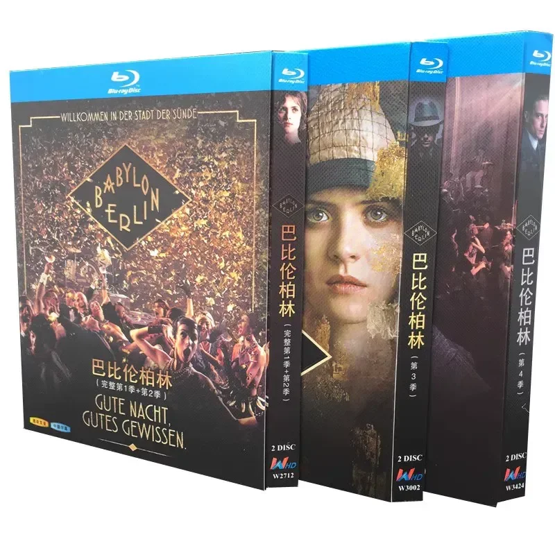 BD Blu-ray German Drama Babylon Berlin Seasons 1–4 Babylon Berlin Complete Edition 10-Disc Box
BD Blu-ray German Drama Babylon Berlin Seasons 1–4 Babylon Berlin Complete Edition 10-Disc Box