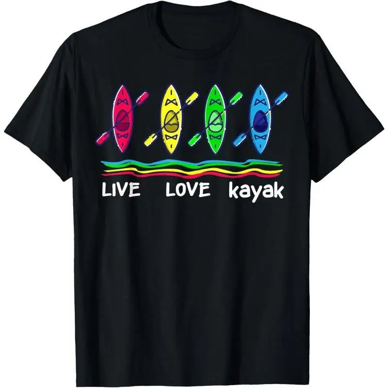 Unisex Live Love Kayak T-Shirt Kayaking Graphic Tee Water Sports Slogan Outdoor Paddler River Lake Summer Casual Top Gift
Unisex Live Love Kayak T-Shirt Kayaking Graphic Tee Water Sports Slogan Outdoor Paddler River Lake Summer Casual Top Gift