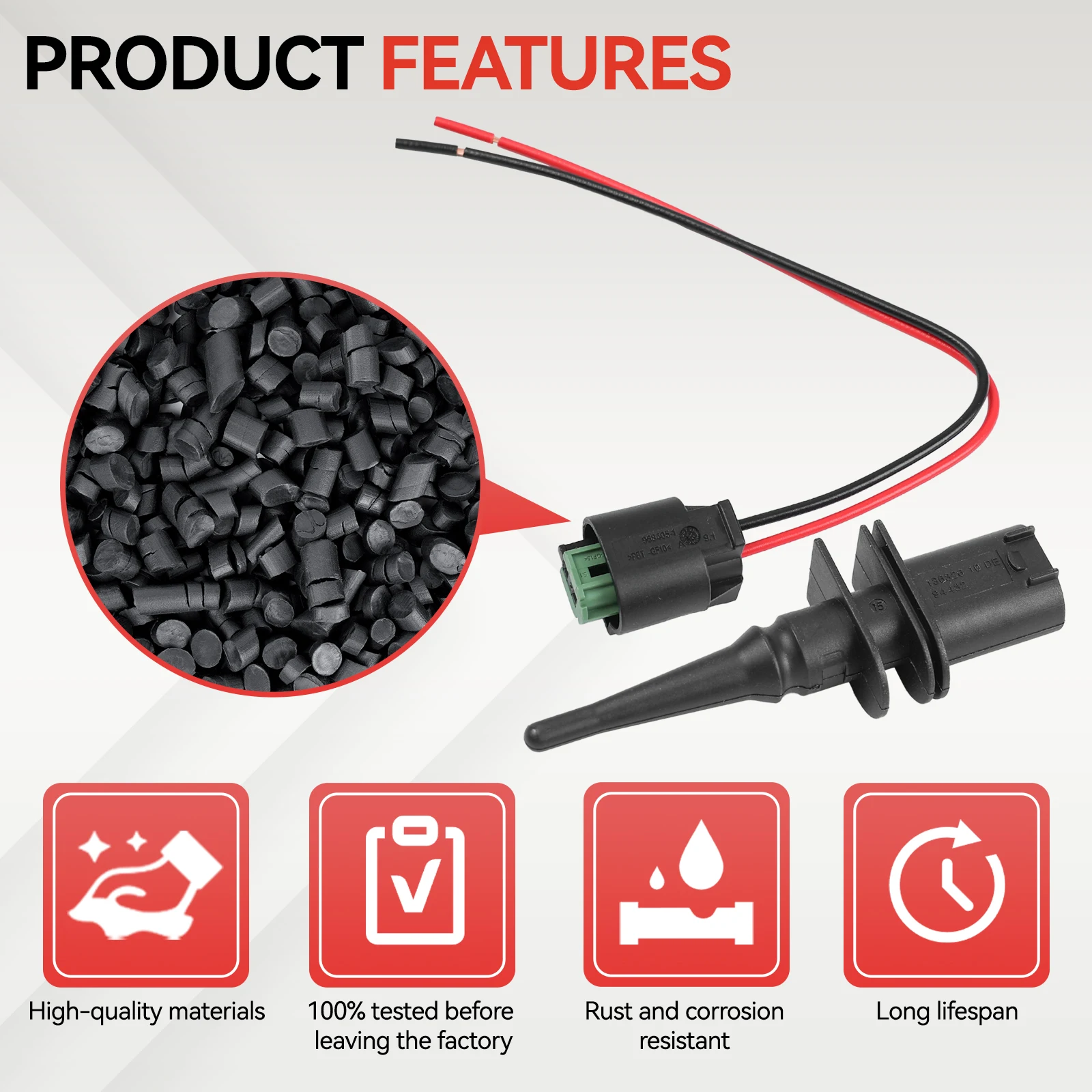 Outside Ambient Air Temperature Sensor For BMW E20 E 22 E 34 E30 E87 E88 E90 E92 F20 F6 F7 F10 F11 F22 F30 F31 F34 65816905133
Outside Ambient Air Temperature Sensor For BMW E20 E 22 E 34 E30 E87 E88 E90 E92 F20 F6 F7 F10 F11 F22 F30 F31 F34 65816905133
