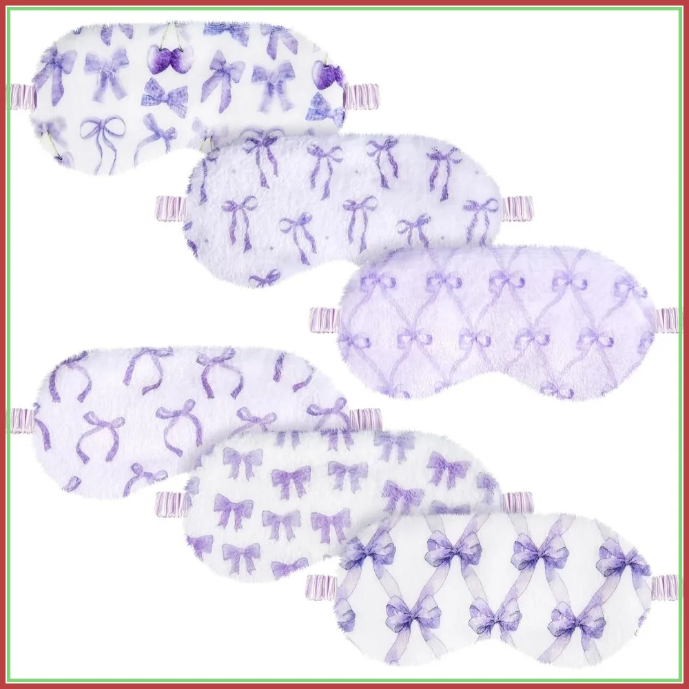 6 Pack Plush Sleep Mask Set, Cute Eye Masks for Sleeping, Soft Comfortable Travel Blindfold, Sleepover Party Favors for Women
6 Pack Plush Sleep Mask Set, Cute Eye Masks for Sleeping, Soft Comfortable Travel Blindfold, Sleepover Party Favors for Women