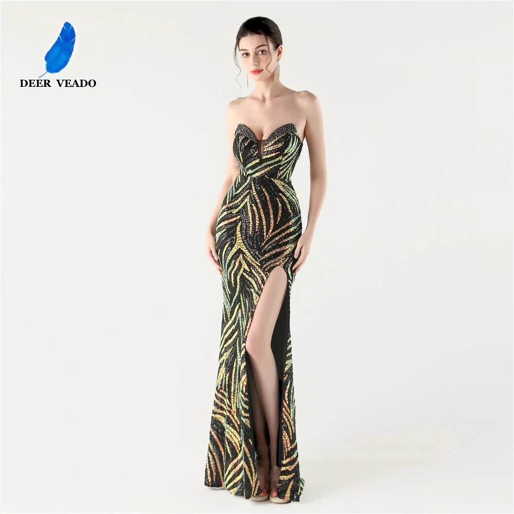 DEERVEADO 10 Colors Luxury Beading Evening Dress for Woman Elegant Mermaid Sweetheart Sequins Prom Party Dresses Formal Dress
DEERVEADO 10 Colors Luxury Beading Evening Dress for Woman Elegant Mermaid Sweetheart Sequins Prom Party Dresses Formal Dress