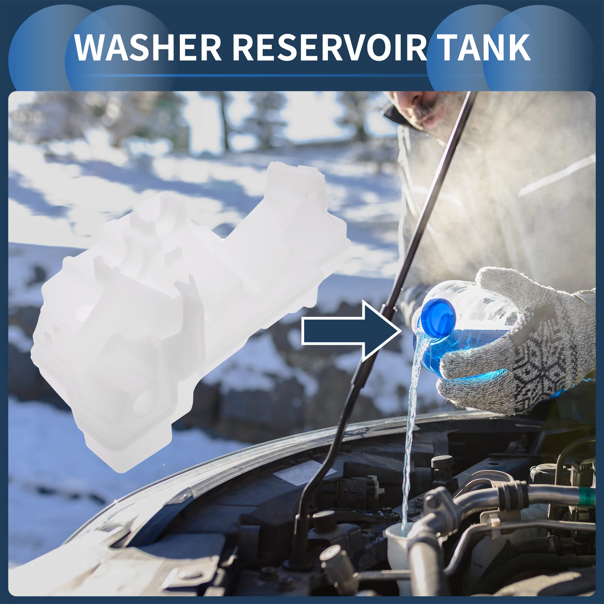 UXCELL Windshield Washer Reservoir No.LR025760 for Land Rover for Range Rover Evoque 2.0L L4 - Gas 2012-2019
UXCELL Windshield Washer Reservoir No.LR025760 for Land Rover for Range Rover Evoque 2.0L L4 - Gas 2012-2019