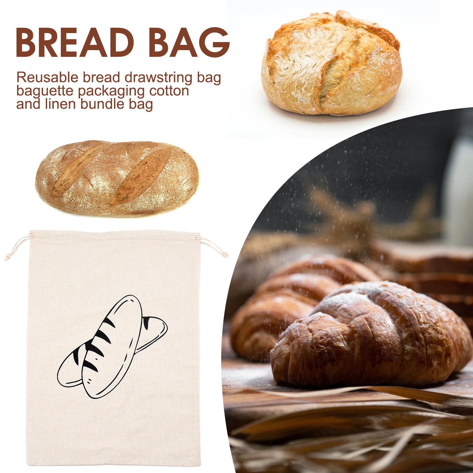 Cheese Toast Toaster Bags with Drawstring Reusable Linen Cookies Food Packing Bag for Home Kitchen Bakery Restaurant
Cheese Toast Toaster Bags with Drawstring Reusable Linen Cookies Food Packing Bag for Home Kitchen Bakery Restaurant