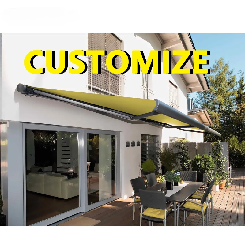 Any Size Custom 2026 New Full Cassette Aluminum Motorized Retractable Awning Waterproof Weather Resistant Patio Remote Control O
Any Size Custom 2026 New Full Cassette Aluminum Motorized Retractable Awning Waterproof Weather Resistant Patio Remote Control O