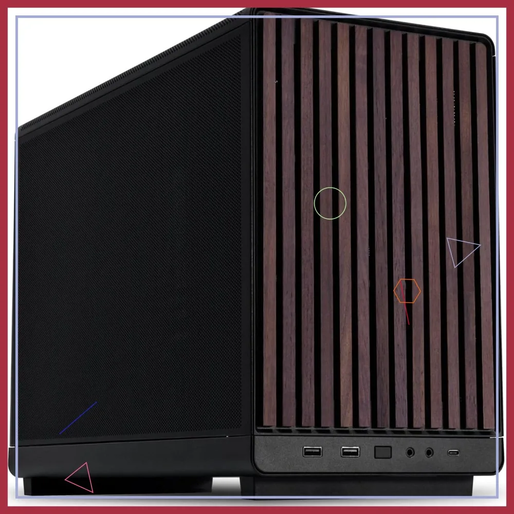 Micro ATX Chassis 26.3L, Supports 360mm AIO, Modular Design, Wood Front Panel, No Fans Included, Black
Micro ATX Chassis 26.3L, Supports 360mm AIO, Modular Design, Wood Front Panel, No Fans Included, Black