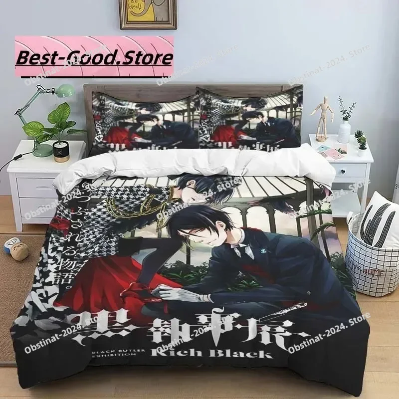 3D Print Fashion Anime Black Butler Bedding Set Boys Girls Twin Queen King Size Duvet Cover Pillowcase Bed boys Adult Bedroom
3D Print Fashion Anime Black Butler Bedding Set Boys Girls Twin Queen King Size Duvet Cover Pillowcase Bed boys Adult Bedroom