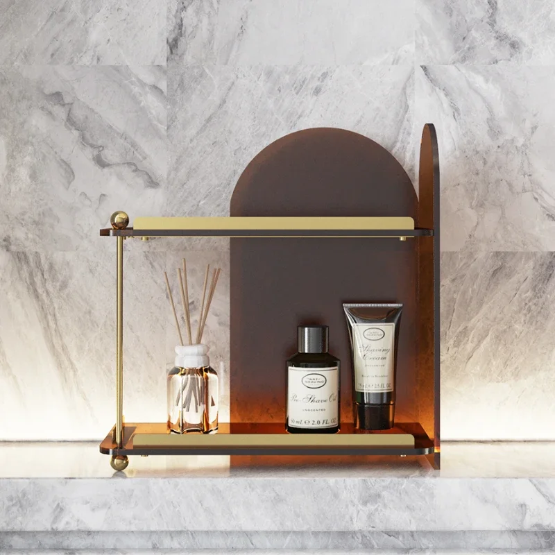 Toilet Wash Table Storage Shelf Bathroom Toilet Wash Table Cosmetics Storage Shelf Light Luxury Style
Toilet Wash Table Storage Shelf Bathroom Toilet Wash Table Cosmetics Storage Shelf Light Luxury Style