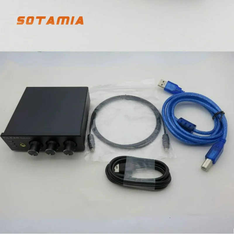 SOTAMIA D4 Multi Function DAC Audio Decoder HIFI Decoding Ear Amplifier All-in-one Machine with High and Low Tone Adjustment