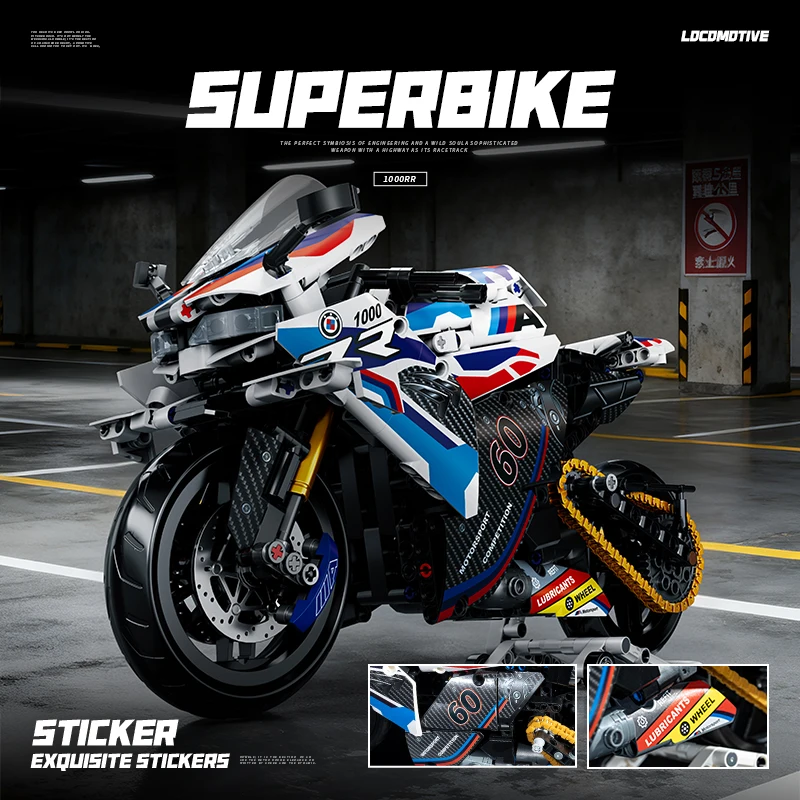 1:8 Motorcycle Building Blocks Set Super Motorbike Model Kit Technical Racing Kids Assembled Toys Gifts For Boys And Girls
1:8 Motorcycle Building Blocks Set Super Motorbike Model Kit Technical Racing Kids Assembled Toys Gifts For Boys And Girls