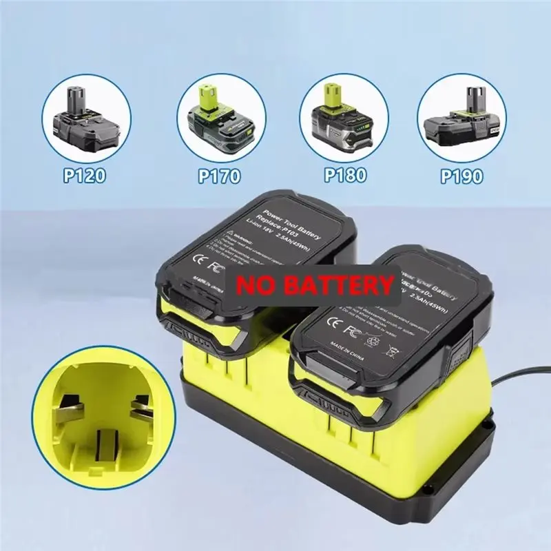 LNHF для аккумуляторов Ryobi 18V 20V, быстрый двухпортовый кабель питания 1.5 м с вилкой EU для P102 P103 P105 P107 P108 P200
LNHF для аккумуляторов Ryobi 18V 20V, быстрый двухпортовый кабель питания 1.5 м с вилкой EU для P102 P103 P105 P107 P108 P200