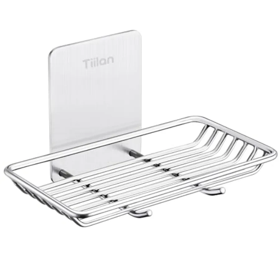 Self Adhesive Bar Soap Dish for Shower, Bathroom Soap Holder Wall Mount Stainless Steel
Self Adhesive Bar Soap Dish for Shower, Bathroom Soap Holder Wall Mount Stainless Steel