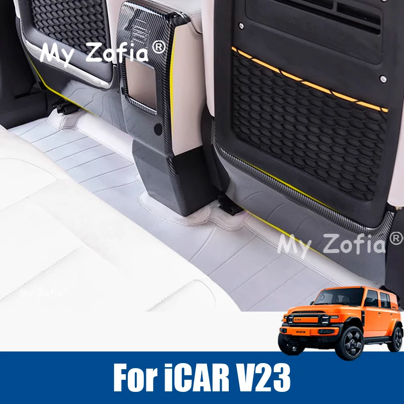 For Chery iCAR V23 iCAUR V23 2025 2026 Car Armrest Box Rear Air Vent Outlet Seat Kick Back Cushion ABS Carbon Fiber Cover Trim
For Chery iCAR V23 iCAUR V23 2025 2026 Car Armrest Box Rear Air Vent Outlet Seat Kick Back Cushion ABS Carbon Fiber Cover Trim