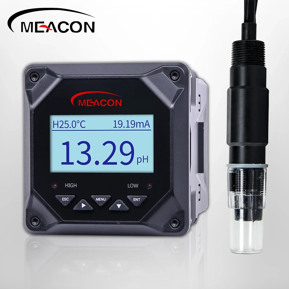 Industrial 2 relays 24V or 220V 4-20mA digital output control waste water online orp ph meter for water testing
Industrial 2 relays 24V or 220V 4-20mA digital output control waste water online orp ph meter for water testing