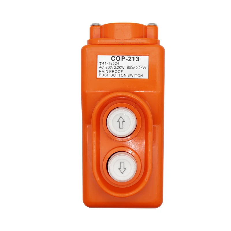 COP-213 Travel Switch Direct Control Crane Button Crane Switch 380V Up and Down Buttons
COP-213 Travel Switch Direct Control Crane Button Crane Switch 380V Up and Down Buttons