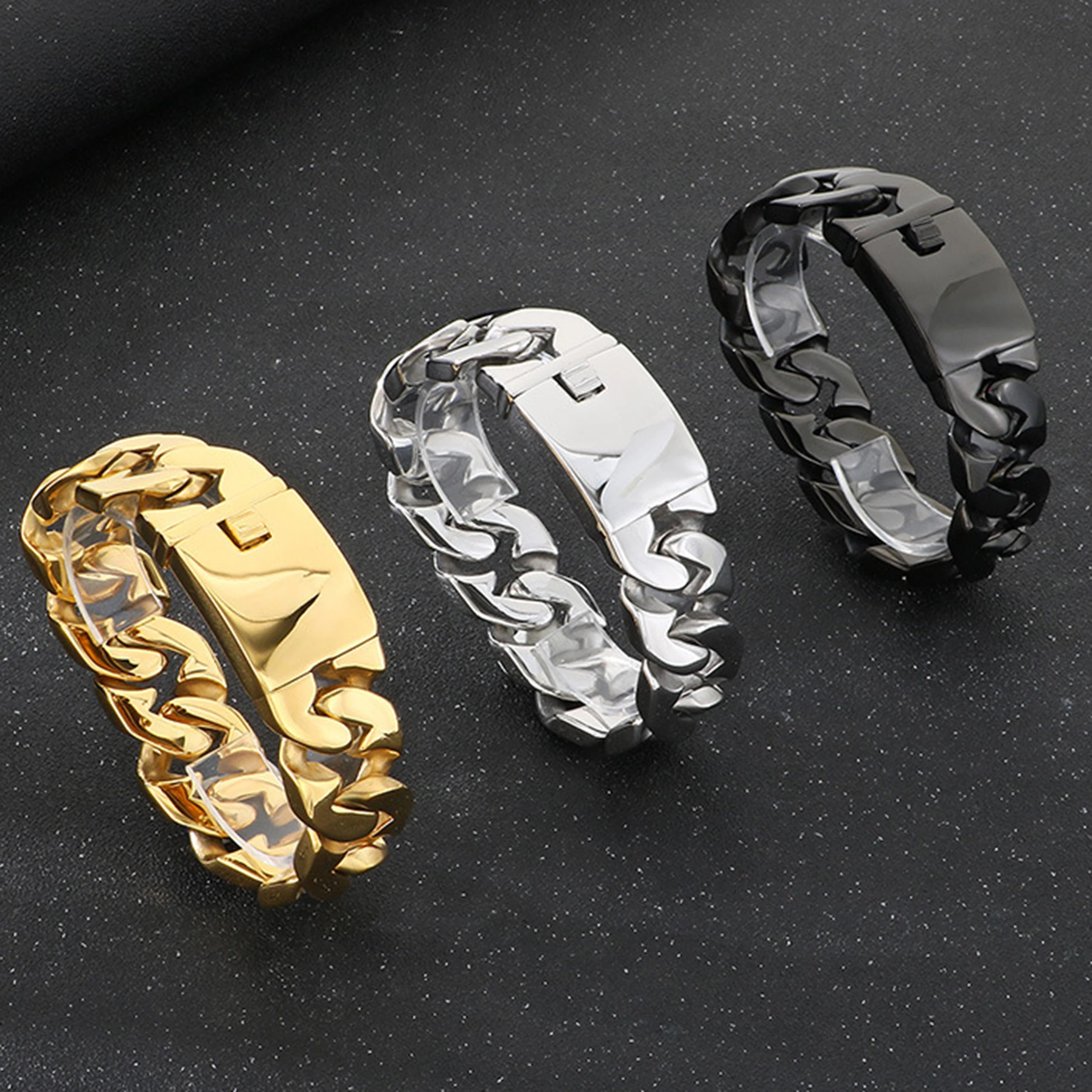 24mm Trend Curbs Cuban Chain 316L Stainless Steel Men's Bracelet Popular Simple Jewelry Punk Link
24mm Trend Curbs Cuban Chain 316L Stainless Steel Men's Bracelet Popular Simple Jewelry Punk Link