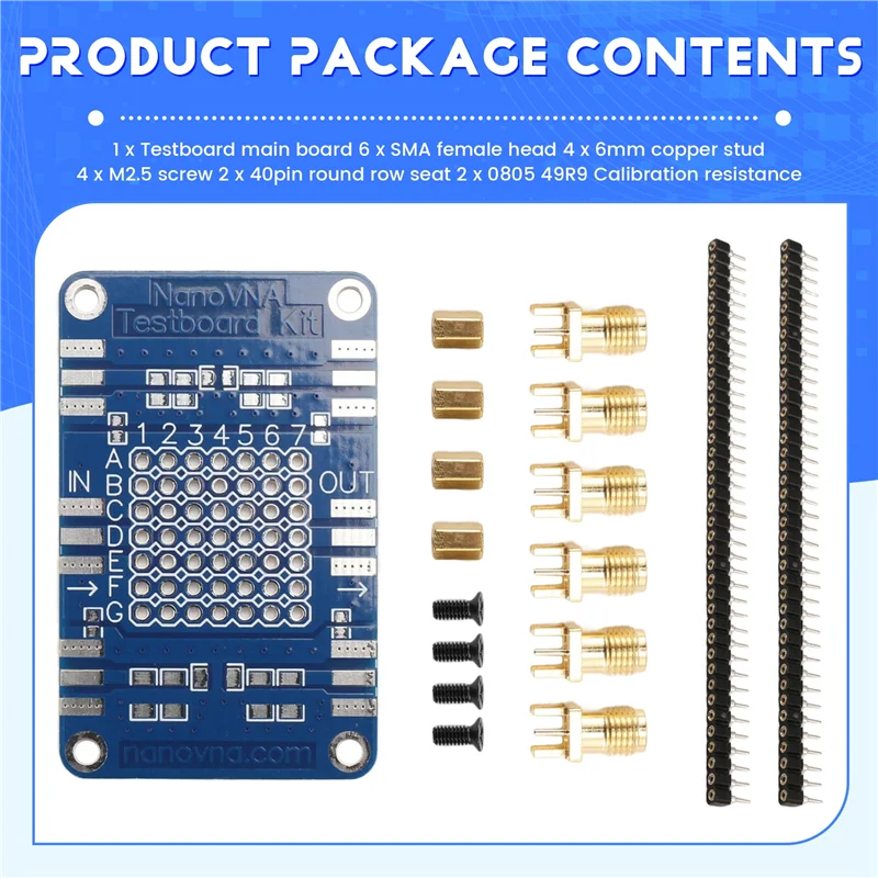 A24F-1Set Test Demo Board Replacement Parts VNA Test Demo Board Vector Network Analyzer Testing Board
A24F-1Set Test Demo Board Replacement Parts VNA Test Demo Board Vector Network Analyzer Testing Board