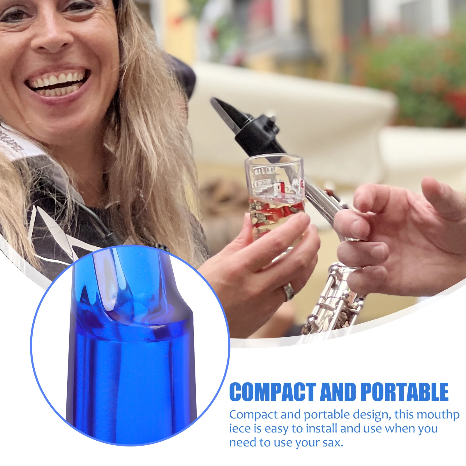 Saxophone Mouthpiece Transparent Alto Accessories Easy Install Use Remove Good Sound Tone Accuracy Air Tightness
Saxophone Mouthpiece Transparent Alto Accessories Easy Install Use Remove Good Sound Tone Accuracy Air Tightness