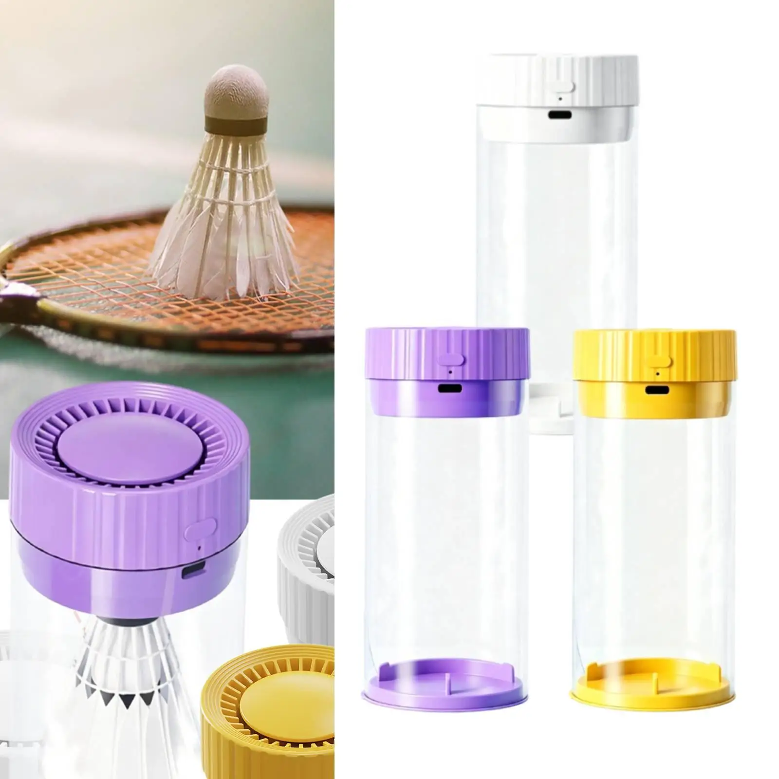 Shuttlecock Humidifier with Tube Badminton Ball Steam Moisturizer Lightweight Gym Training Accessories
Shuttlecock Humidifier with Tube Badminton Ball Steam Moisturizer Lightweight Gym Training Accessories