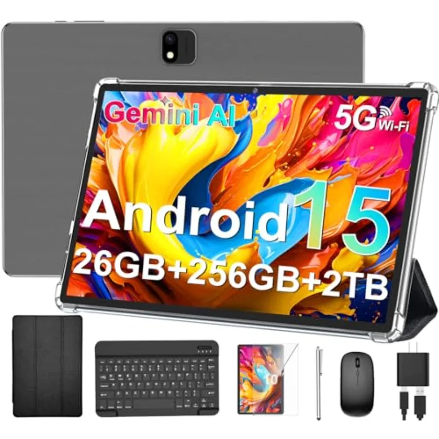 Android Tablet with Keyboard 2026 for productivity aluminum body space gray 10-inch display 26GB+256GB+2TB expandable storage A
Android Tablet with Keyboard 2026 for productivity aluminum body space gray 10-inch display 26GB+256GB+2TB expandable storage A