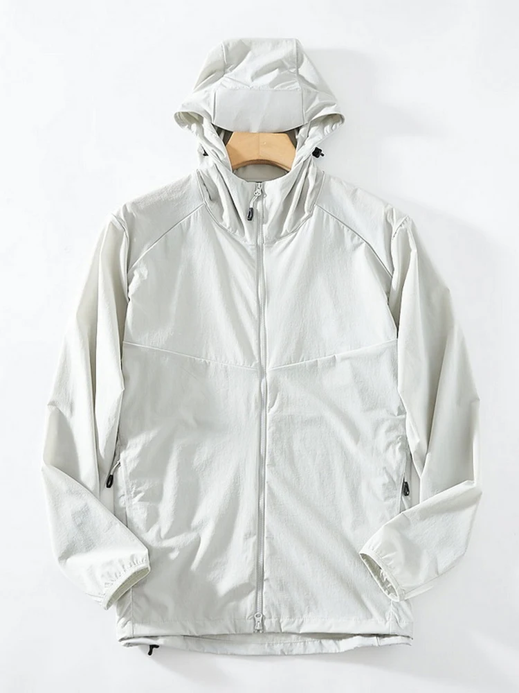 Spring Summer Lightweight Casual Outdoor Jaet Men's Loose Fit Breathable Qui Dry Hooded Spor Faion Urban Sle
Spring Summer Lightweight Casual Outdoor Jaet Men's Loose Fit Breathable Qui Dry Hooded Spor Faion Urban Sle