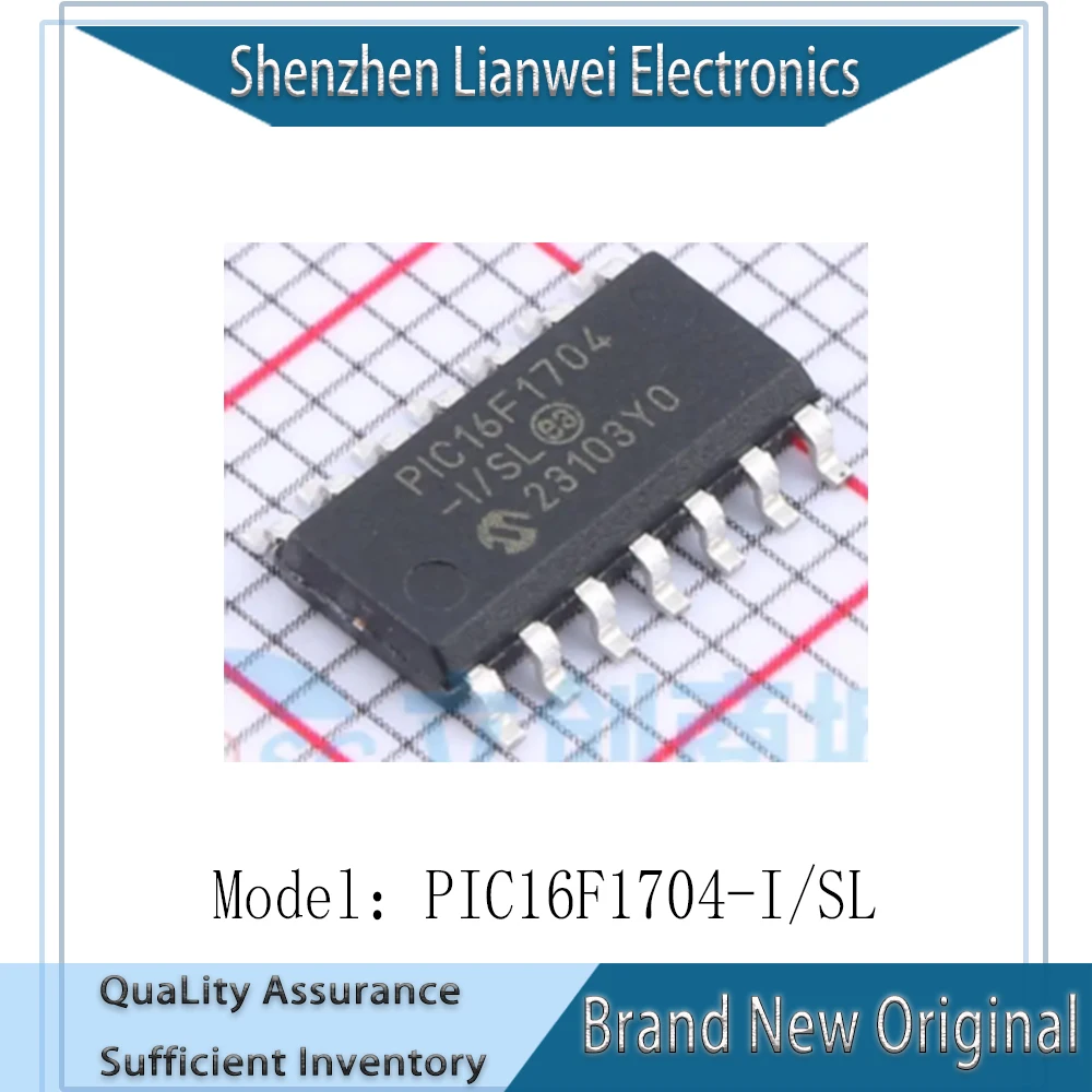 100% New Original PIC16F1704-I/SL PIC16F1704 IC MCU Chipset SOP-14
100% New Original PIC16F1704-I/SL PIC16F1704 IC MCU Chipset SOP-14