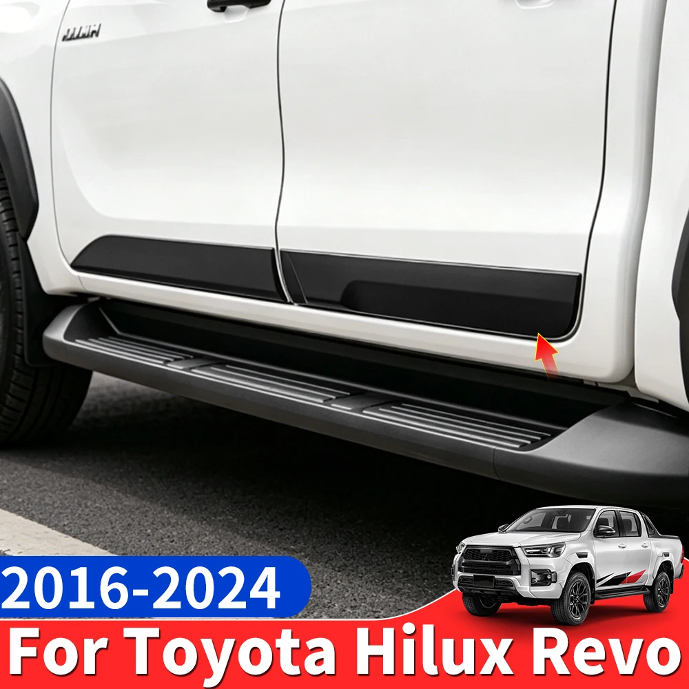 For 2016-2025 Toyota Hilux Car Door Anti-Collision Exterior Decoration Upgrade and Modification Accessories
For 2016-2025 Toyota Hilux Car Door Anti-Collision Exterior Decoration Upgrade and Modification Accessories