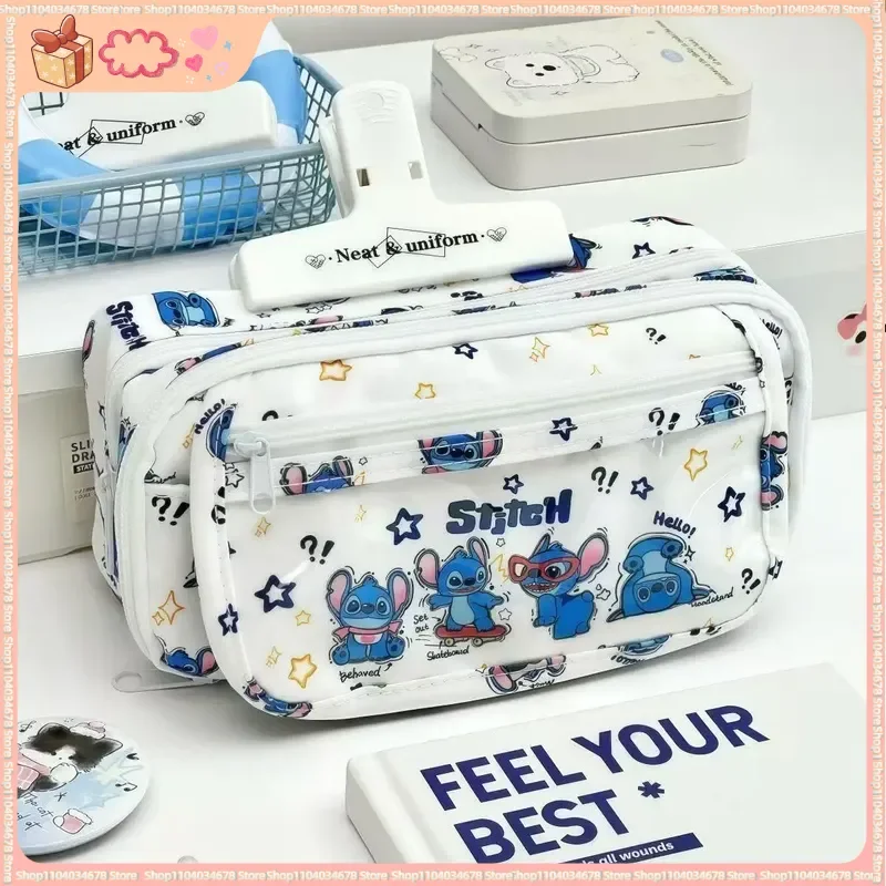 Stitch Pain Bag Pencil Case Students' Large Capacity And High Value Multilayer Stationery Storage Bag Cute Ins Children Gifts
Stitch Pain Bag Pencil Case Students' Large Capacity And High Value Multilayer Stationery Storage Bag Cute Ins Children Gifts