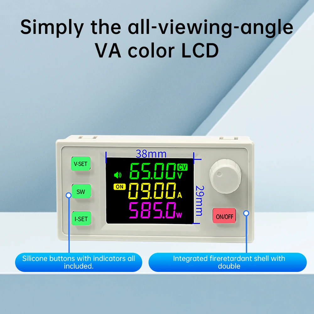 XY6020LV XY6020LS CNC DC-DC Regulated Power Supply Adjustable Digital Constant Voltage Current 20A/1200W Step-Down Module
XY6020LV XY6020LS CNC DC-DC Regulated Power Supply Adjustable Digital Constant Voltage Current 20A/1200W Step-Down Module