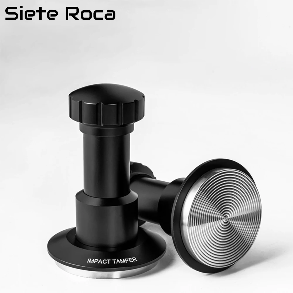Coffee Impact Tamper 51/53/58.35mm Stainless Steel Espresso Tamper 25-35lbs Adjustable Coffee Press Ripple Base
Coffee Impact Tamper 51/53/58.35mm Stainless Steel Espresso Tamper 25-35lbs Adjustable Coffee Press Ripple Base
