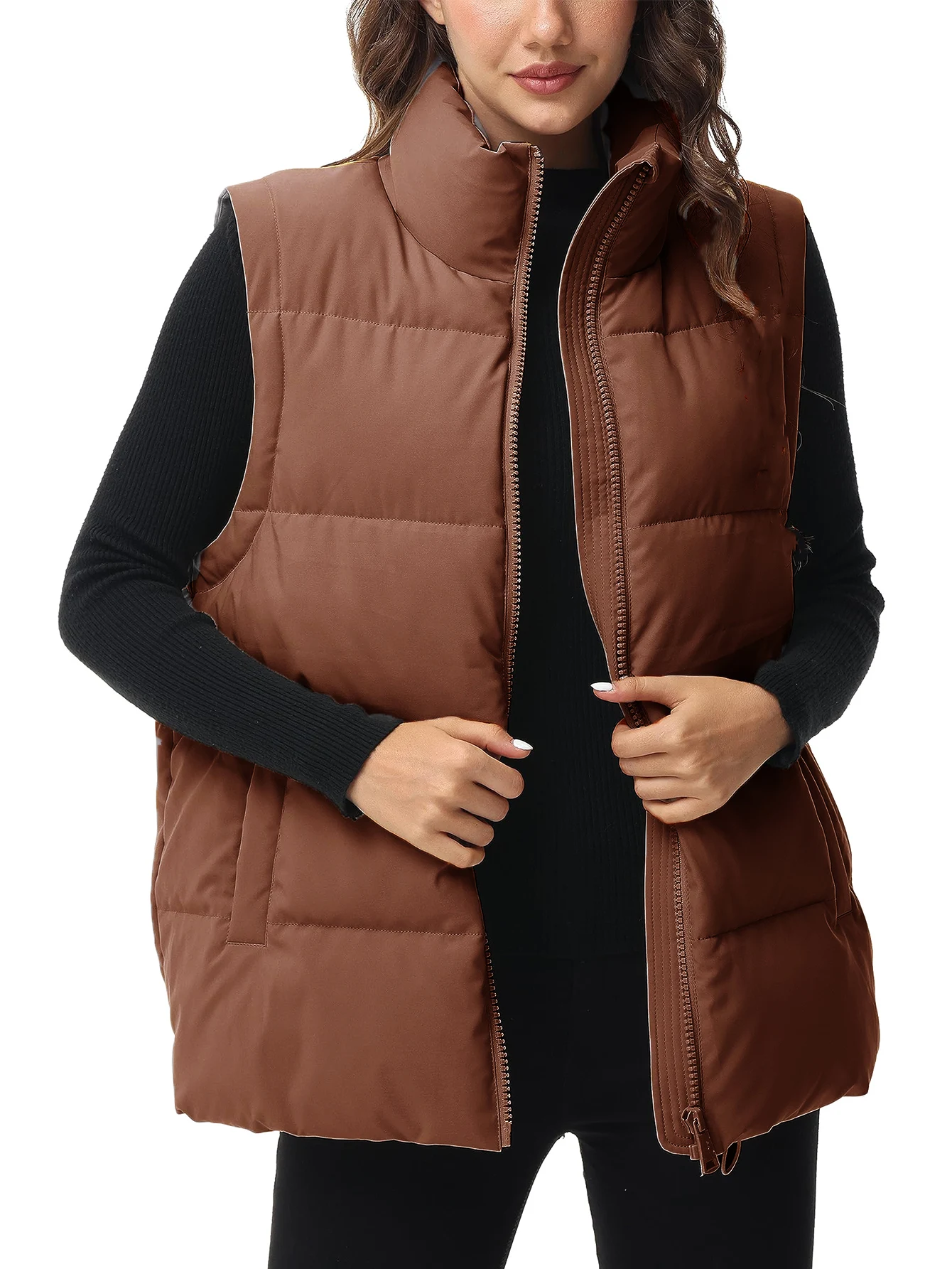 Женский пуховый жилет Оверсайз, легкий жилет без рукавов на молнии, куртка с мягким воротником-стойкой, теплое повседневное пальто на весну-осень
Женский пуховый жилет Оверсайз, легкий жилет без рукавов на молнии, куртка с мягким воротником-стойкой, теплое повседневное пальто на весну-осень