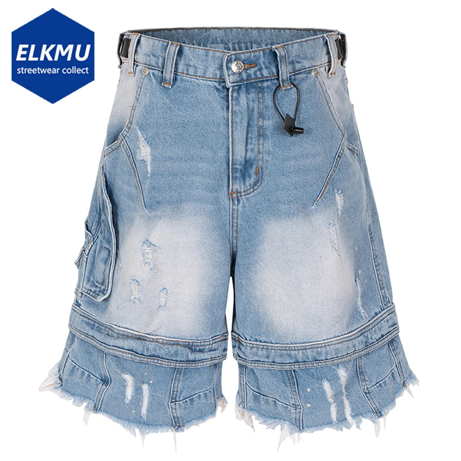 Streetwear Hip Hop Denim Shorts Ripped Patchwork Vintage Blue Jeans Shorts Wide Leg Loose Shorts Unisex
Streetwear Hip Hop Denim Shorts Ripped Patchwork Vintage Blue Jeans Shorts Wide Leg Loose Shorts Unisex