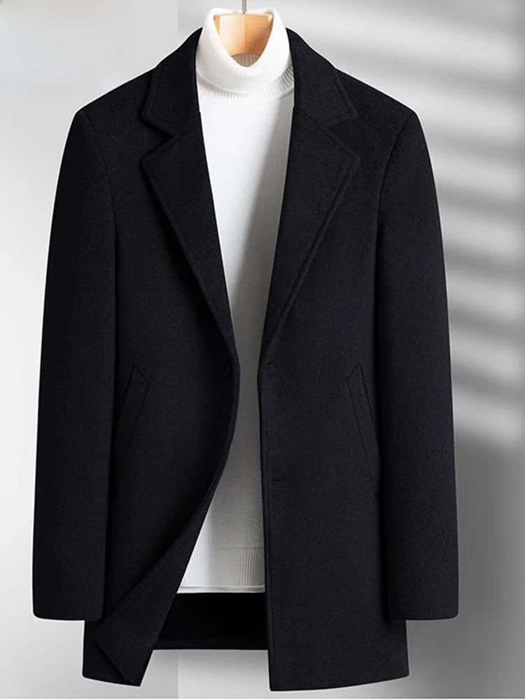 Thickened Woolen Men's Business Casual Autumn Winter Coat TUCANO Standard Fit Fashionable Windbreaker Jacket for Middle-Aged
Thickened Woolen Men's Business Casual Autumn Winter Coat TUCANO Standard Fit Fashionable Windbreaker Jacket for Middle-Aged