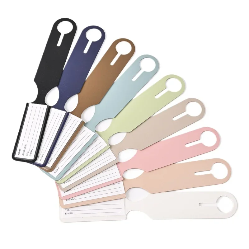 Macaron Color PVC Luggage Tag Aircraft Logo Embossed Long Luggage Tags Suitcase ID Name Lable Luggage Label Travel Accessories
Macaron Color PVC Luggage Tag Aircraft Logo Embossed Long Luggage Tags Suitcase ID Name Lable Luggage Label Travel Accessories