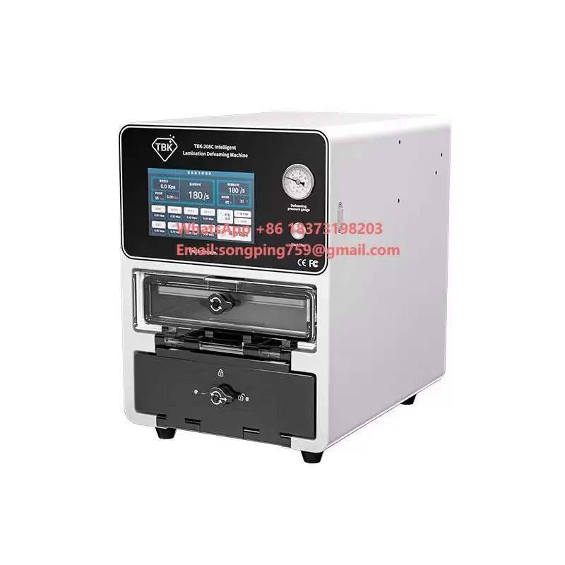 TBK208C Debubble Repair Tool 15-inch iPad Mobile Phone Straight Curved Bubble Remover LCD Screen Laminating Defoaming Machine
TBK208C Debubble Repair Tool 15-inch iPad Mobile Phone Straight Curved Bubble Remover LCD Screen Laminating Defoaming Machine