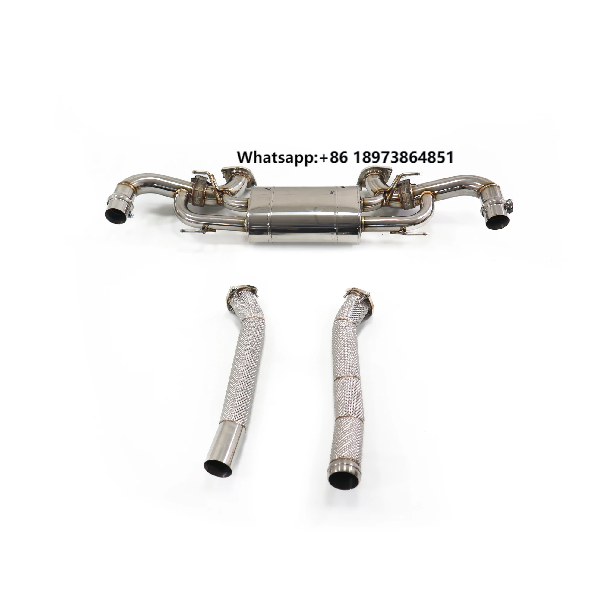 Stainless Steel Exhaust Catback for Aston Martin DB11 2017-2020 4.0T With Muffler Valves Auto Performance Part Pipes
Stainless Steel Exhaust Catback for Aston Martin DB11 2017-2020 4.0T With Muffler Valves Auto Performance Part Pipes