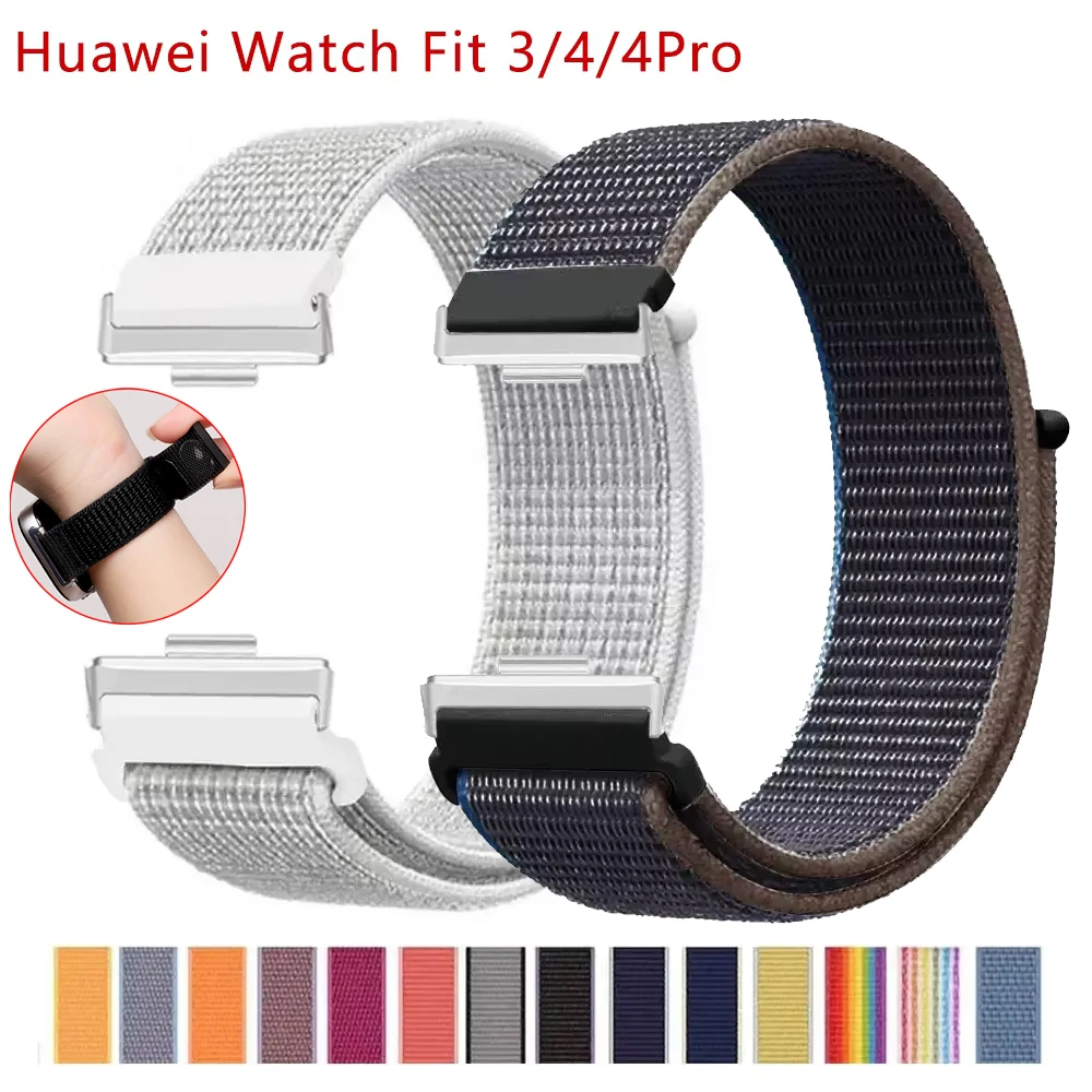 Nylon Strap For Huawei Watch Fit4 Fit4Pro Fit3 Wrist Band Bracelet Breathable Watchband Accessories For Huawei Fit 3 4 4Pro Belt
Nylon Strap For Huawei Watch Fit4 Fit4Pro Fit3 Wrist Band Bracelet Breathable Watchband Accessories For Huawei Fit 3 4 4Pro Belt