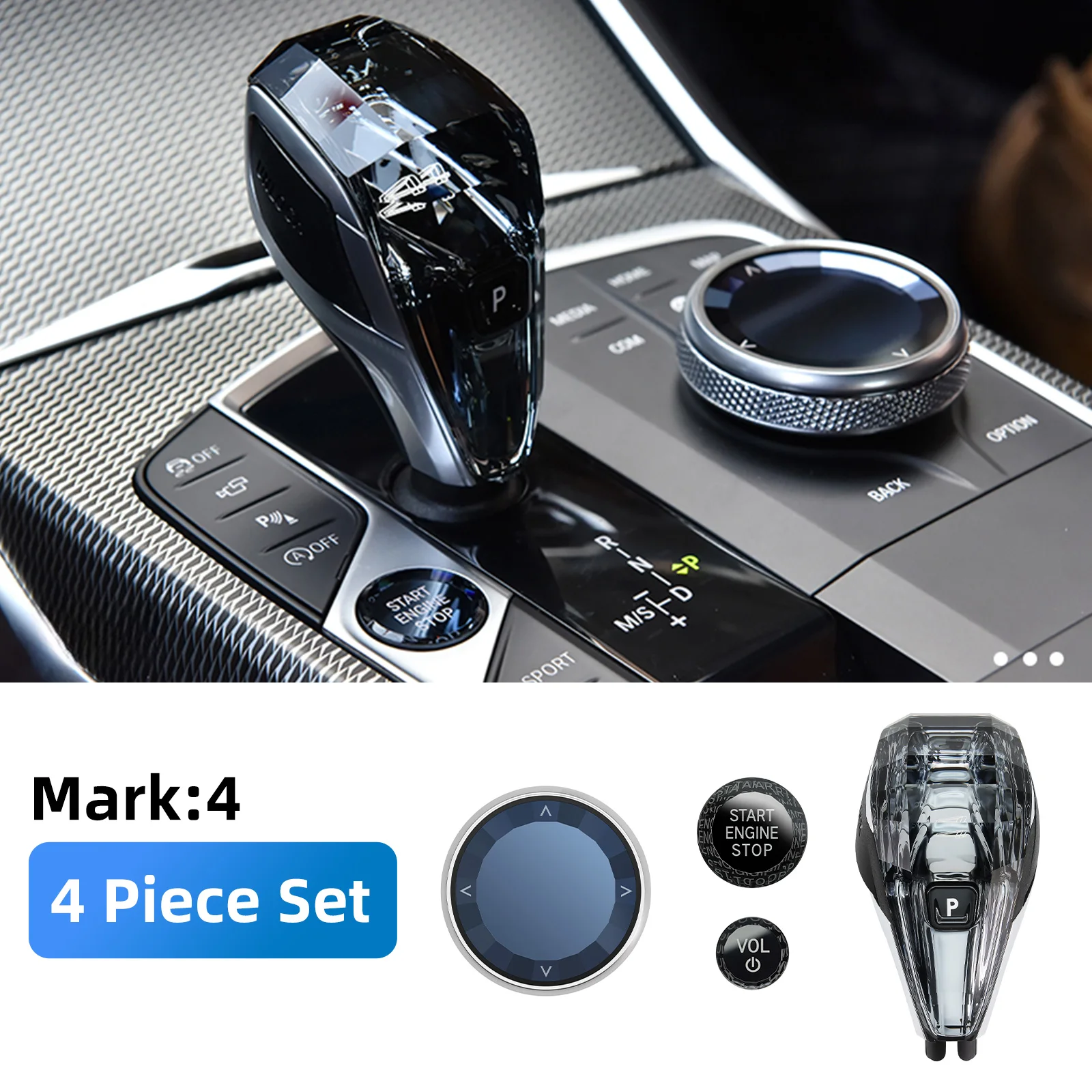 4 Pieces Set Car Gear Shift Knob Handle For BMW G01 G02 G08 G05 G06 G16 G29 Crystal Shift Knob Gear Handle Car Accessories
4 Pieces Set Car Gear Shift Knob Handle For BMW G01 G02 G08 G05 G06 G16 G29 Crystal Shift Knob Gear Handle Car Accessories