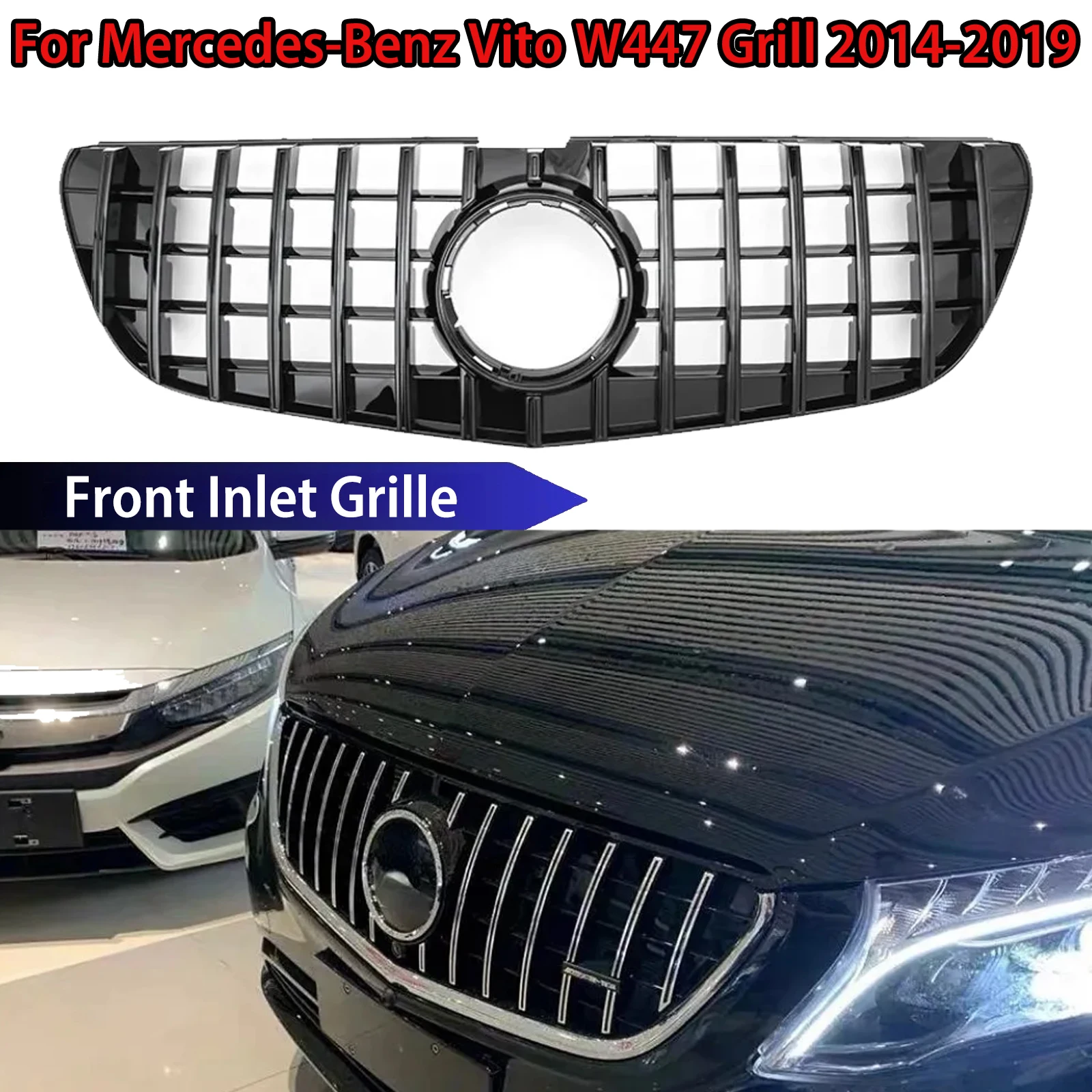 For Mercedes-Benz Vito W447 Grill 2014 2015 2016 2017 2018 2019 Front Inlet Grille Bumper Grill Middle Mesh Grid Car Accessories
For Mercedes-Benz Vito W447 Grill 2014 2015 2016 2017 2018 2019 Front Inlet Grille Bumper Grill Middle Mesh Grid Car Accessories