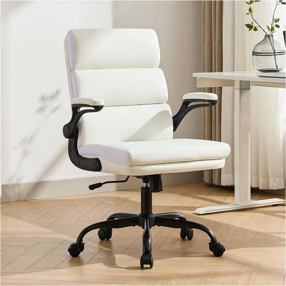 Office Chair Adjustable Desk Chair Mid Back Executive Comfortable Bonded Leather Ergonomic Back Support Home Computer Chair with
Office Chair Adjustable Desk Chair Mid Back Executive Comfortable Bonded Leather Ergonomic Back Support Home Computer Chair with