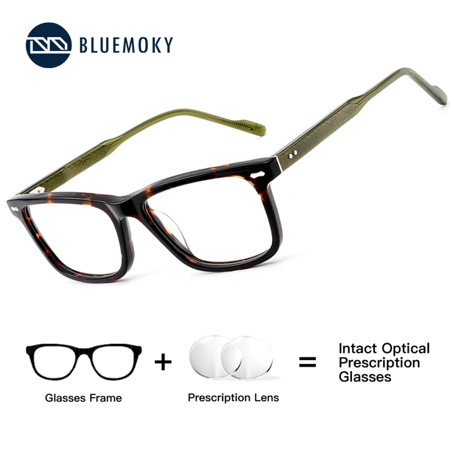 BLUEMOKY Square Acetate Reading Glasses Women Men Blue Light Blocking Photochromic Prescription Myopia Progressive Eyewear
BLUEMOKY Square Acetate Reading Glasses Women Men Blue Light Blocking Photochromic Prescription Myopia Progressive Eyewear