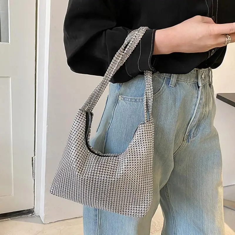Elegant Silver Evening Bag Handbag for Rhinestone Shoulder Bag for Best 547A
Elegant Silver Evening Bag Handbag for Rhinestone Shoulder Bag for Best 547A