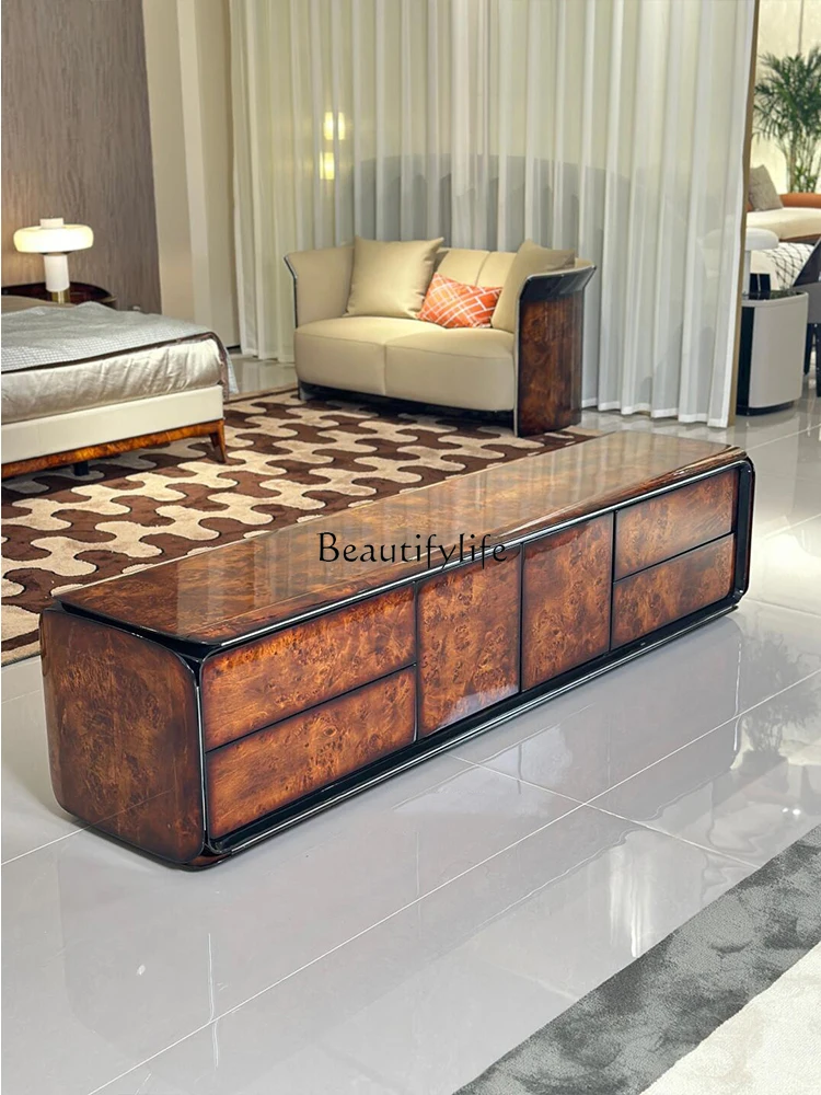 Italian light luxury model room solid wood TV cabinet bedside dining side cabinet designer high-end customization
Italian light luxury model room solid wood TV cabinet bedside dining side cabinet designer high-end customization
