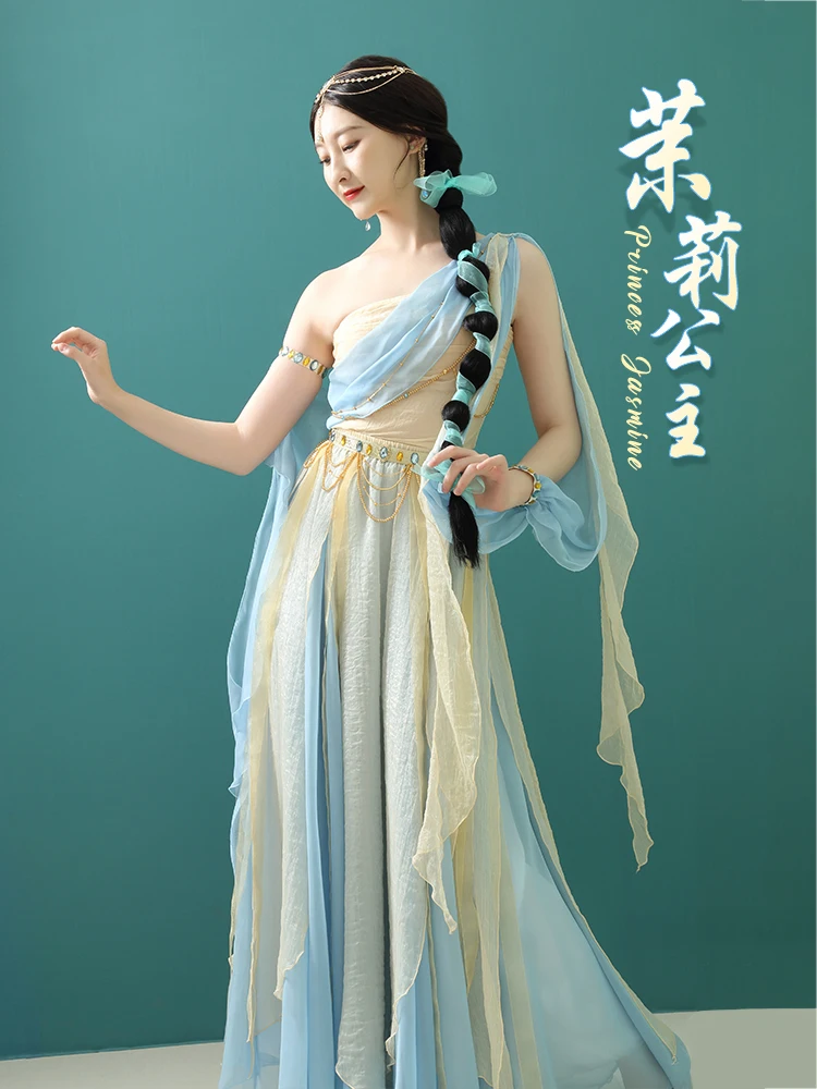 Western Region Dancer Fei Tian Han Fu Female Spring Chinese Style Exotic Style Jasmine Costume Ancient Chinese Elements Summer
Western Region Dancer Fei Tian Han Fu Female Spring Chinese Style Exotic Style Jasmine Costume Ancient Chinese Elements Summer