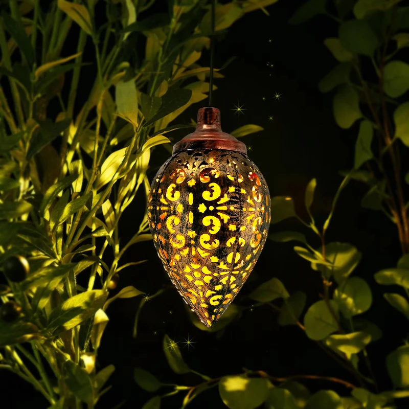 Outdoor Solar Light LED Moroccan Retro Hollow Projection Lamp Metal Waterproof Hanging Garden Light for Patio Pathway Yard Porch
Outdoor Solar Light LED Moroccan Retro Hollow Projection Lamp Metal Waterproof Hanging Garden Light for Patio Pathway Yard Porch