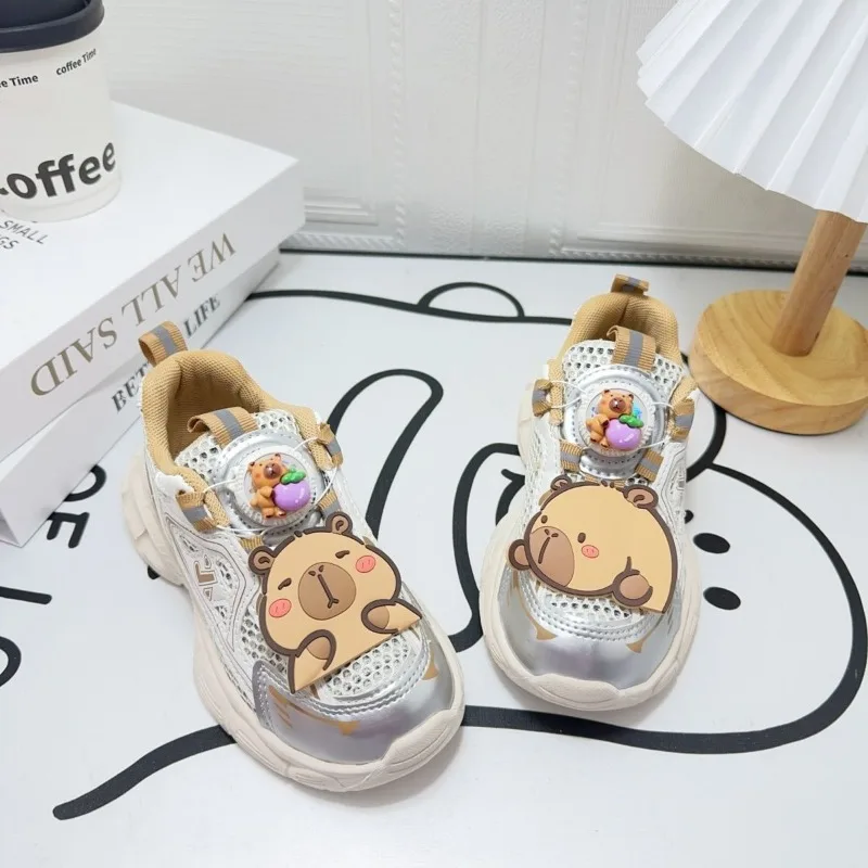 Spring Anime Kawaii MINISO Ins Fashion Capibala Pendant Sports Sneakers Cute Breathable Casual Shoes Lovely Gifts for Kids
Spring Anime Kawaii MINISO Ins Fashion Capibala Pendant Sports Sneakers Cute Breathable Casual Shoes Lovely Gifts for Kids