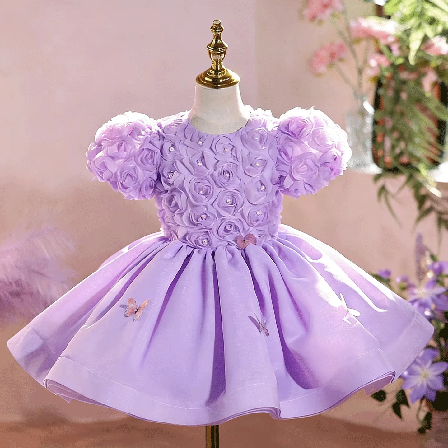 Dreamy Vow D256 Elegant Girls Party Dress Purple 3D Flower Puff Sleeve Butterfly Skirt Princess Dress Kids Wedding Flower Girl
Dreamy Vow D256 Elegant Girls Party Dress Purple 3D Flower Puff Sleeve Butterfly Skirt Princess Dress Kids Wedding Flower Girl