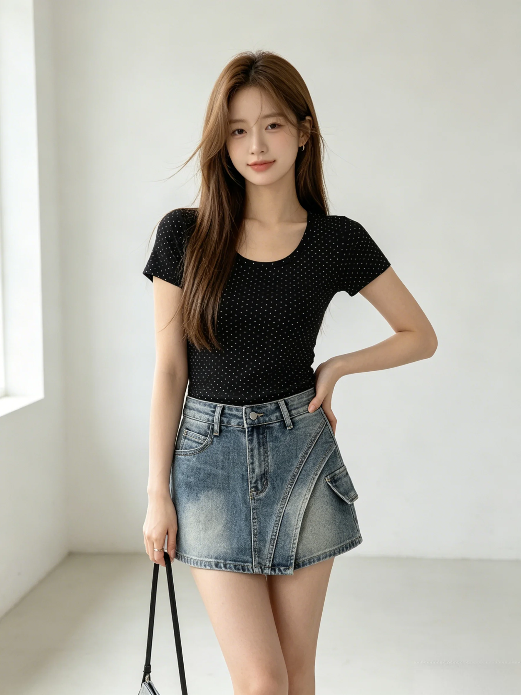 High Waist Korean Style Distressed Denim Wide Leg Shorts Versatile Slimming Butt Lifting Pants Skirt for Women Summer
High Waist Korean Style Distressed Denim Wide Leg Shorts Versatile Slimming Butt Lifting Pants Skirt for Women Summer