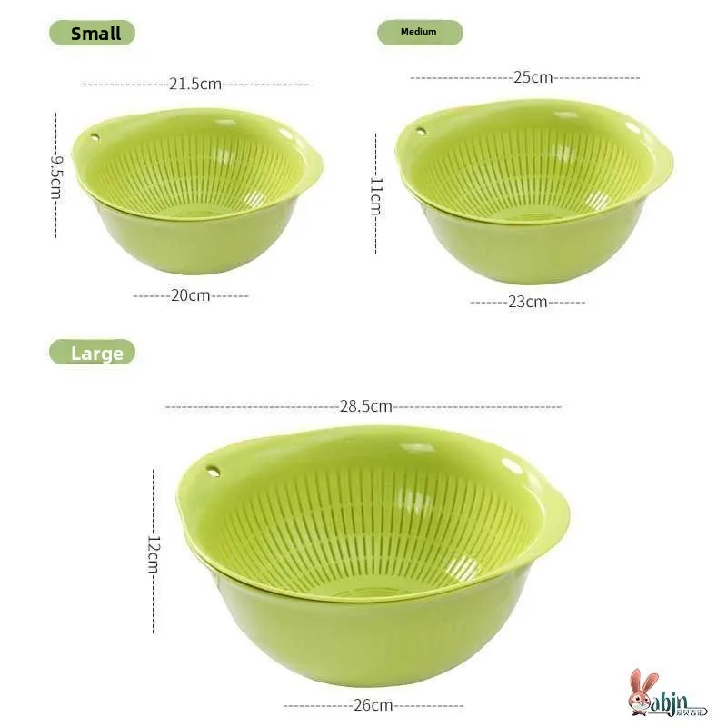 New Double Layer Thiened Plastic Vegetable Waing Basket Kitchen Rice Cleaning Strainer Living Room Fruit Tray Drain Tray
New Double Layer Thiened Plastic Vegetable Waing Basket Kitchen Rice Cleaning Strainer Living Room Fruit Tray Drain Tray